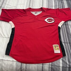 Mitchell & Ness Ken Griffey Jr #3 Cooperstown Collection Reds Jersey Size XL
